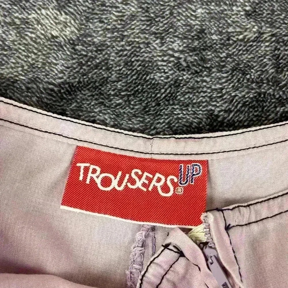 Vtg 70s Authentic Bell Bottoms Trousers Up Purple Size 26X26 Pants Made In USA - Picture 3 of 10